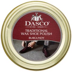 Паста для обуви  DASCO Traditional Wax Shoe, цв. бордовый