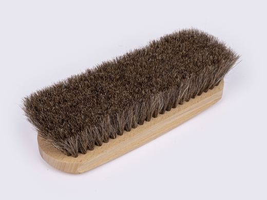 Щітка для взуття Saphir Natural Horsehair Brush, натуральний кінський волос, 21см