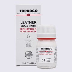 Краска для урезов Tarrago Leather Egde Paint, 25 мл цв. белый