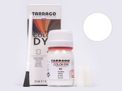 Краситель для гладкой кожи и текстиля Tarrago Color Dye, цв. белый