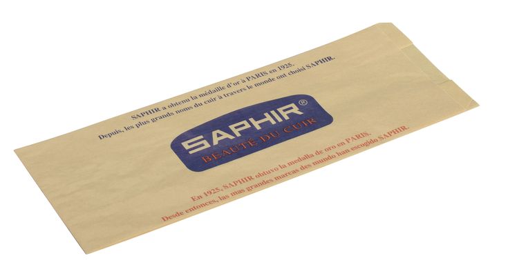 Паперовий мішок для зберігання взуття Saphir Paper Bag, 20х45 см