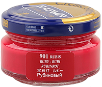 Увлажняющий крем для обуви Saphir Creme Surfine, цв. рубиновый