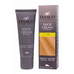 Крем-фарба для взуття DASCO Leather Cream, кол. середньо-коричневий