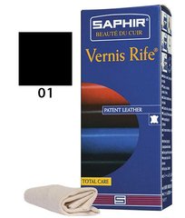 Полироль для лаковой кожи Saphir Vernis Rife, цв. чёрный