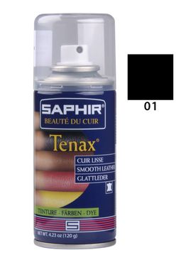 Аерозольний барвник для гладкої шкіри Saphir Tenax Spray, кол. чорний